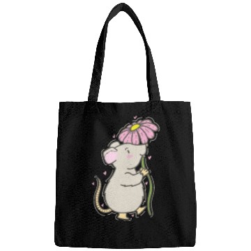 Discover Mouse with Flower Nature Cheese Pet Bags