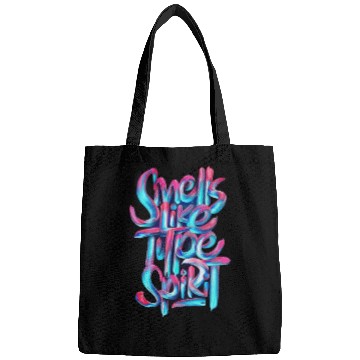 Discover Vibrant Neon Smile Typography Bags