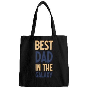 Discover Best dad in the galaxy Bags
