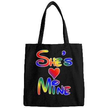 Discover LGBT Pride I'm Her She's Mine Lesbian Couple Love Bags