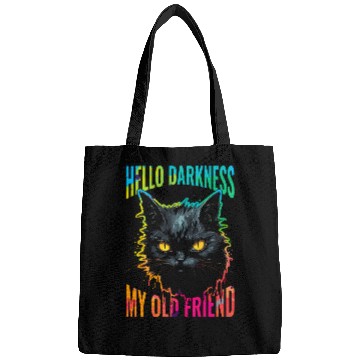 Discover Hello Darkness My Old Friend Bags