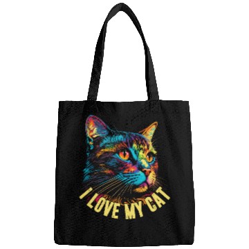 Discover I Love My Cat Bags