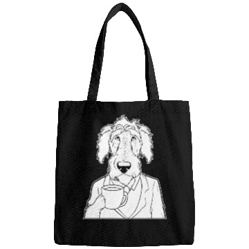 Discover Coffee Irish Wolfhound Dog Bags
