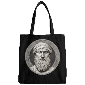 Discover Pythagoras Greek Mathematician Artwork Bags