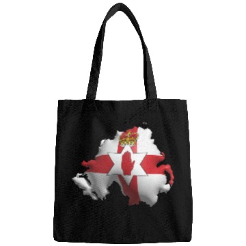Discover Northern Ireland - 3D Flag Map Bags