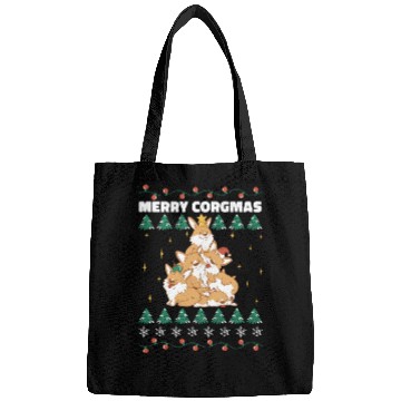 Discover Corgi Christmas Tree Pileup Bags