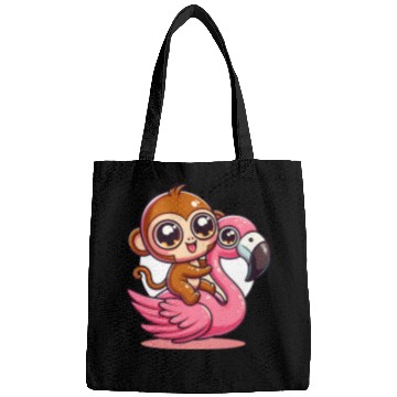 Discover Monkey Rider on a Flamingo Bags