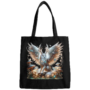 Discover Mystic Owl of the Enchanted Forest Bags