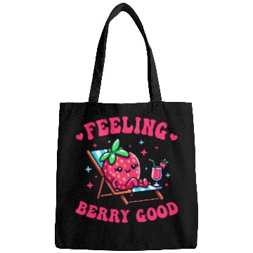 Discover Feeling Berry Good Funny strawberry Bags