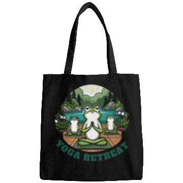 Discover Yoga Retreat: Serene Frog Meditation Bags