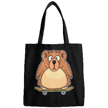 Discover Skater Bear Skateboard Enthusiast Gift Bags