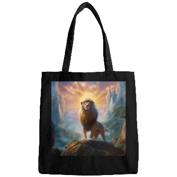 Discover Celestial Lion King Art Print 144 Starseed Bags