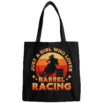 Discover Just a Girl Who Loves Barrel Racing Bags