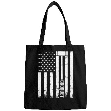 Discover Croquet Player US Flag Croquet Bags