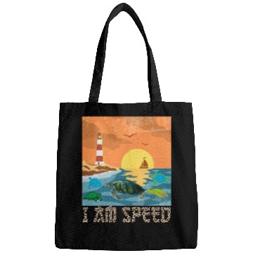 Discover Leopard Sunset Turtle I Am Speed Animal Turtle Sea Bags