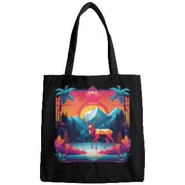 Discover Palm Pixels Paradise Bags