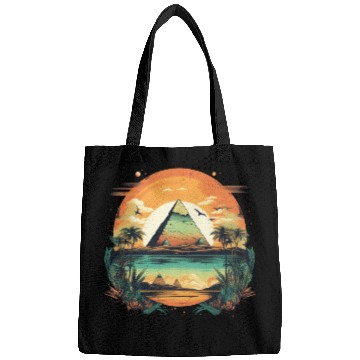 Discover The pyramids the Nile River and date palms Bags