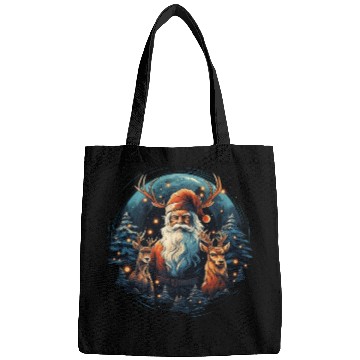 Discover Santa Claus and his reindeer Bags