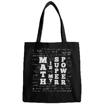 Discover Math Is My Super Power Pi Day Math Equations Bags