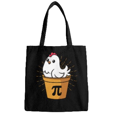 Discover Chicken Pot Pie Funny Pi Day Math Equations Bags