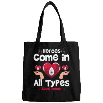 Discover Blood Donation Helping Hero Bags