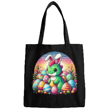 Discover Dino bunny with easter eggs Bags