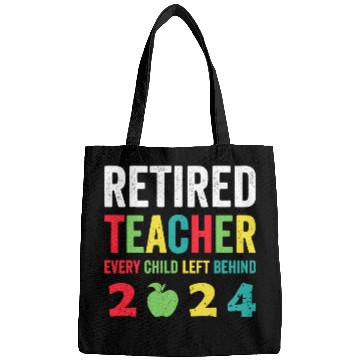 Discover Retired Teacher EST 2024 Bags