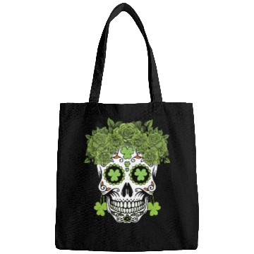 Discover St Patrick's Day Dia De Los Muertos Shamrock Bags