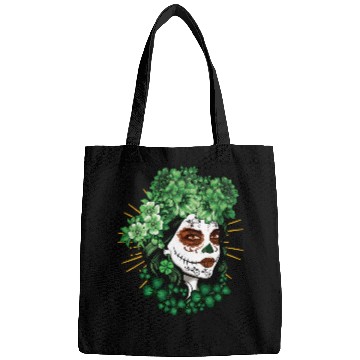 Discover St Patrick's Day Dia De Los Muertos La Catrina Bags