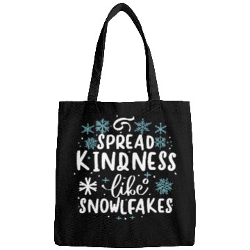 Discover Christmas Themed Spread Kindness Like Snowflakes Bags
