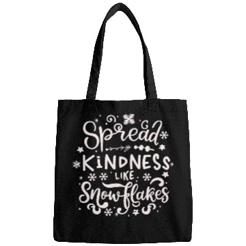 Discover Christmas Themed Spread Kindness Like Snowflakes Bags