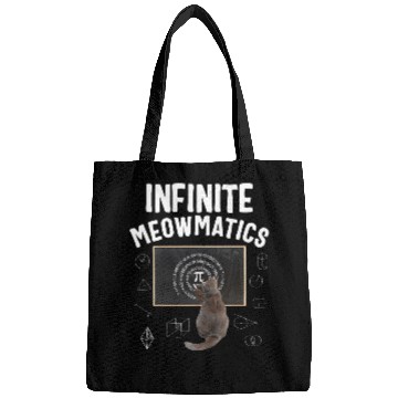 Discover Pi Day Bags, Infinite Moewmatics Cat Scribbling