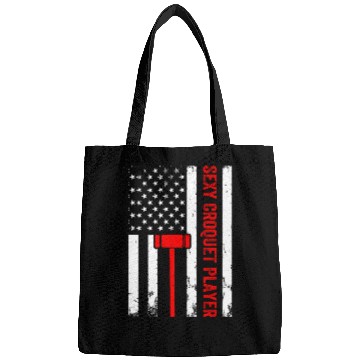 Discover Sexy Croquet Player US Flag Croquet Player Bags