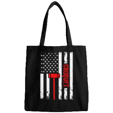 Discover Croquet US Flag Croquet Player Bags