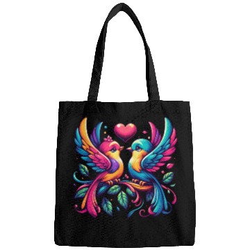 Discover Whimsical Love Birds Bags