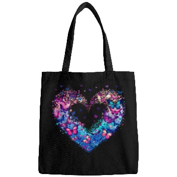 Discover Butterfly Heart Love Bags