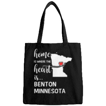 Discover Benton County Minnesota Is Where My Heart Is Gift Bags