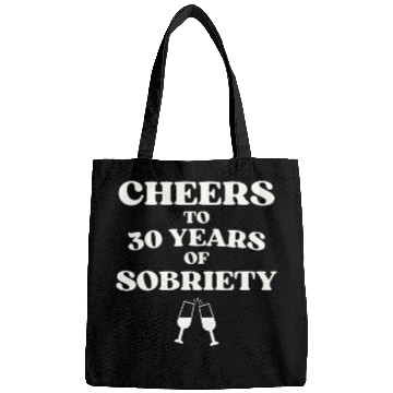 Discover Cheers to 30 YEARS of Sobriety Sober Humor Fun Cel Bags