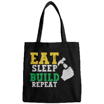 Discover Eat Sleep Build Repeat Builder Fathers Day Gift Bags