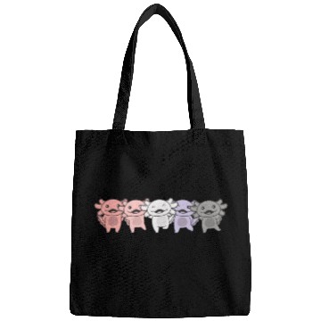 Discover Cupioromantic Flag Pride Lgbtq Axolotl Bags