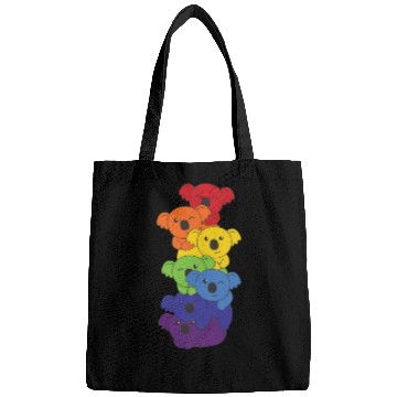 Discover Rainbow Flag Pride Lgbtq Cute Koala Stack Bags