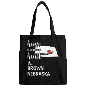 Discover Brown County Nebraska Is Where My Heart Is Gift Bags