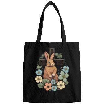Discover Christian Easter Day Cross Easter Bunny Rabbit Bags