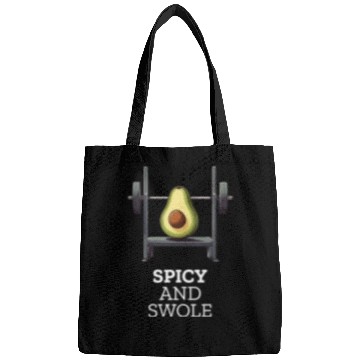 Discover Spicy and Swole Avocado Gym Bags