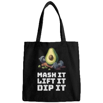 Discover Mash it, Lift it, Dip it Avocado Gym Bags