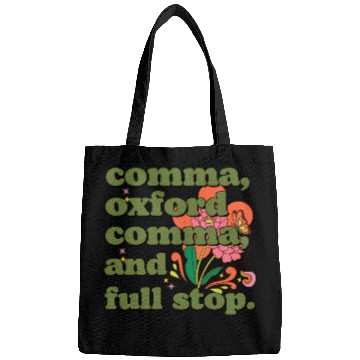 Discover Oxford comma. For grammar students and teachers Bags
