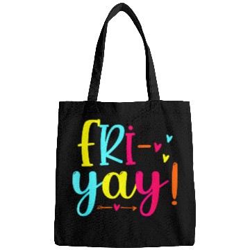 Discover Fri Yay Funny Teachers Weekend Bags