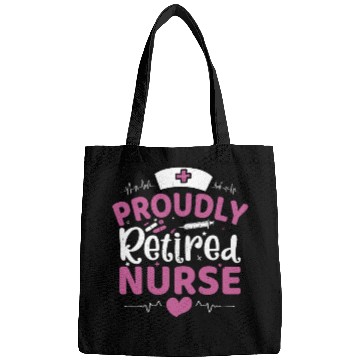 Discover Proudly Retired Nurse Bags