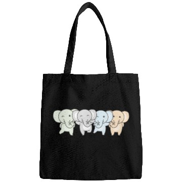 Discover Unlabeld Flag Pride Lgbtq Cute Elephant Bags