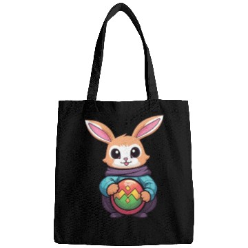 Discover Easter Bunny Rabbit Easter Day Egg Hunting Bags